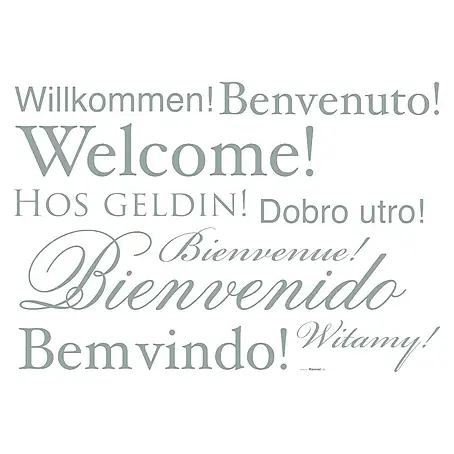 Komar  Dekosticker Welcome