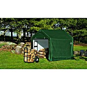 ShelterLogic Gerätehaus (Außenbreite inkl. Dachüberstand: 180 cm, Außentiefe inkl. Dachüberstand: 180 cm, Kunststoff, Grün) | BAUHAUS