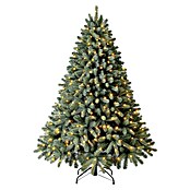 Künstlicher Weihnachtsbaum Vermont (Höhe: 180 cm, Grün, LED-Beleuchtung) | BAUHAUS