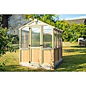 Westmann Gewächshaus Paul (Außenmaß inkl. Dachüberstand (B x T): 204 x 236 cm, Material Seitenwand: Holz, Natur) | BAUHAUS