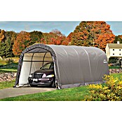 ShelterLogic Garage (Außenmaß inkl. Dachüberstand (B x T): 270 x 610 cm, Kunststoff, Grau, Einzelgarage) | BAUHAUS