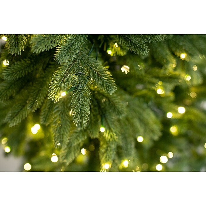 Künstlicher Weihnachtsbaum Roswell (Höhe: 150 cm, Grün, LED-Beleuchtung) | BAUHAUS