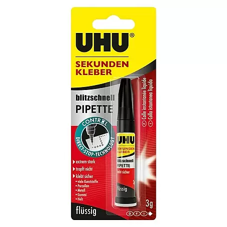 UHU  Sekundenkleber Blitzschnell