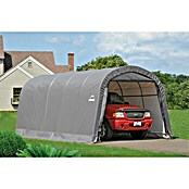 ShelterLogic Garage (Außenmaß inkl. Dachüberstand (B x T): 270 x 610 cm, Kunststoff, Grau, Einzelgarage) | BAUHAUS