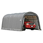 ShelterLogic Garage (Außenmaß inkl. Dachüberstand (B x T): 270 x 610 cm, Kunststoff, Grau, Einzelgarage) | BAUHAUS