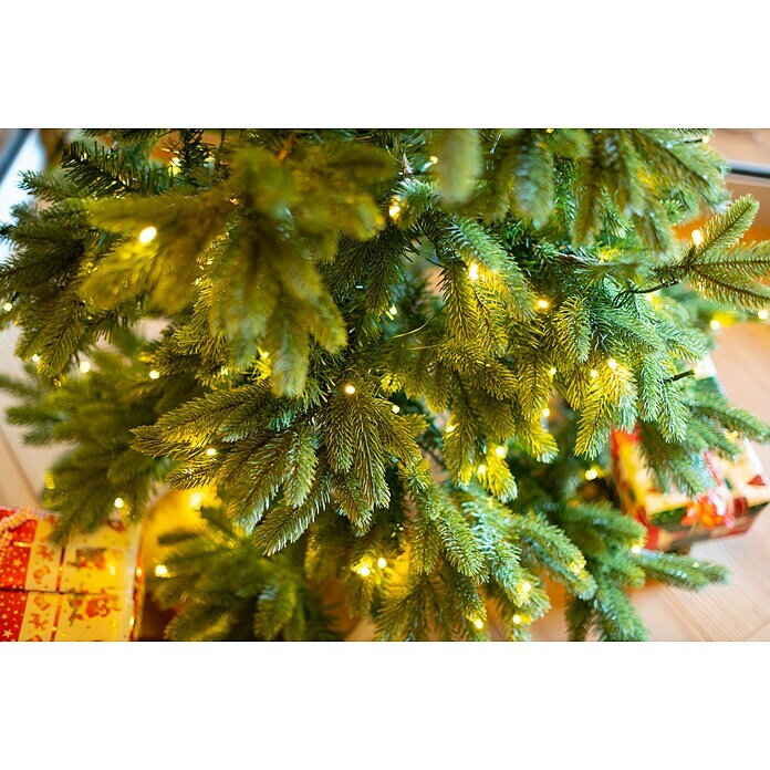 Künstlicher Weihnachtsbaum Roswell (Höhe: 150 cm, Grün, LED-Beleuchtung) | BAUHAUS