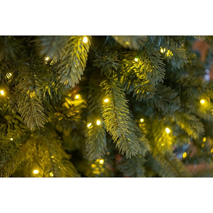 Künstlicher Weihnachtsbaum Vermont (Höhe: 180 cm, Grün, LED-Beleuchtung) | BAUHAUS