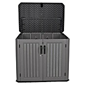 Lifetime Mülltonnenbox Phil (Kunststoff, Grau/Braun, Geeignet für Anzahl Mülltonnen: 2 Stk.) | BAUHAUS