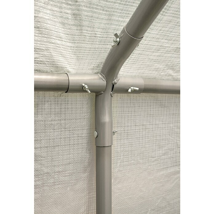 ShelterLogic Folien-Gewächshaus (240 x 180 x 200 cm, Kunststoff, Silber/Weiß/Grün) | BAUHAUS