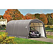 ShelterLogic Garage (Außenmaß inkl. Dachüberstand (B x T): 270 x 610 cm, Kunststoff, Grau, Einzelgarage) | BAUHAUS
