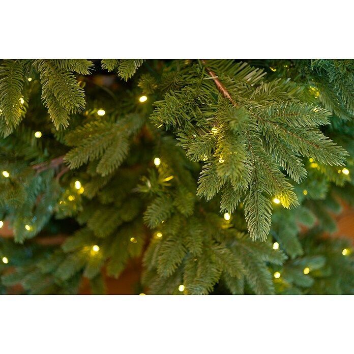Künstlicher Weihnachtsbaum Roswell (Höhe: 150 cm, Grün, LED-Beleuchtung) | BAUHAUS