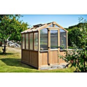 Westmann Gewächshaus Paul (Außenmaß inkl. Dachüberstand (B x T): 204 x 236 cm, Material Seitenwand: Holz, Natur) | BAUHAUS