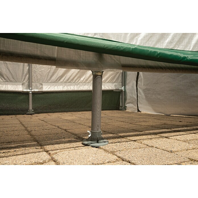 ShelterLogic Folien-Gewächshaus (240 x 180 x 200 cm, Kunststoff, Silber/Weiß/Grün) | BAUHAUS