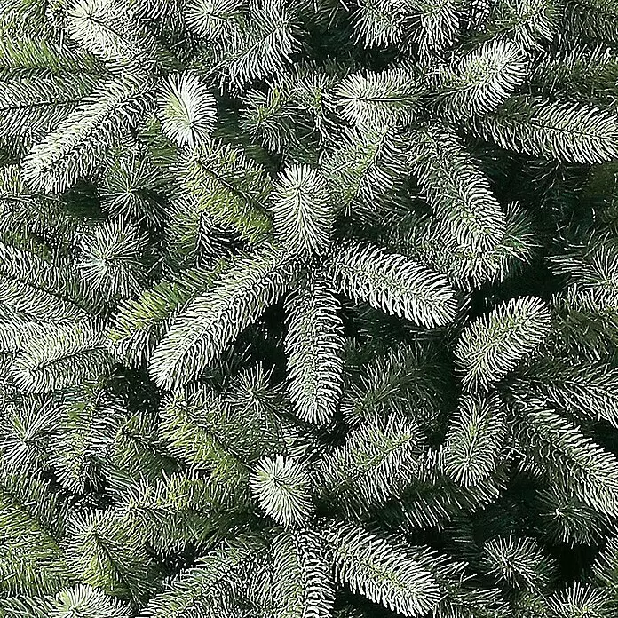 50 NRTH Künstlicher Weihnachtsbaum Vermont - Höhe: 180 cm, Grün, Standfuß - Realistische grüne künstliche Weihnachtsbaumzweige mit aufgehellten, möglicherweise bereiften Spitzen.