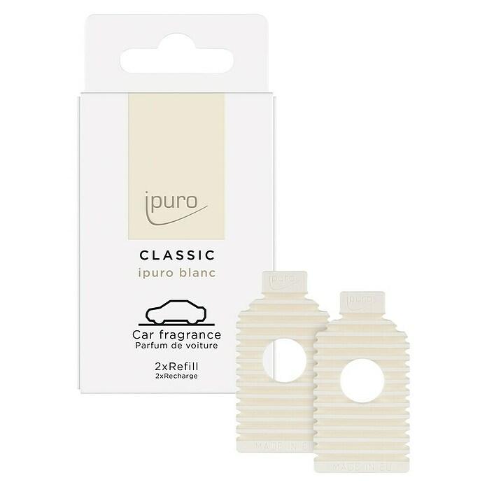 Ipuro Classic Autoduft Refill (Blanc, 2 Stk., 9 g) | BAUHAUS