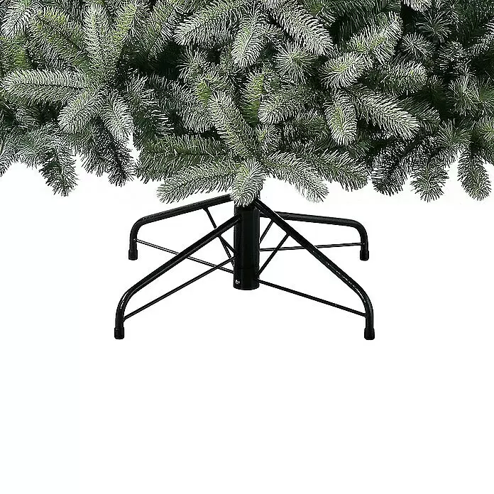 50 NRTH Künstlicher Weihnachtsbaum Vermont - Höhe: 180 cm, Grün, Standfuß - Künstlicher Weihnachtsbaum mit üppigen grünen Zweigen und einem stabilen schwarzen Metallklappständer.
