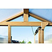 Westmann Gewächshaus Paul (Außenmaß inkl. Dachüberstand (B x T): 204 x 236 cm, Material Seitenwand: Holz, Natur) | BAUHAUS