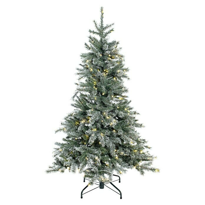 Künstlicher Weihnachtsbaum Frost (Höhe 150 cm, Grün, LEDBeleuchtung