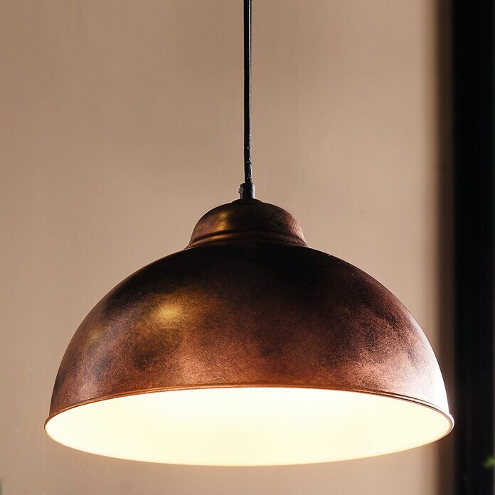 Eglo Okrugla viseća svjetiljka (Antik bakarna, Visina: 110 cm, 60 W, E27)