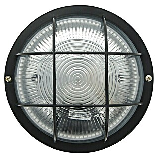 Prolight Led-wandlamp voor buiten Bullseye rond (Ø x h: 18,6 x 9,7 cm, Zwart, IP44)