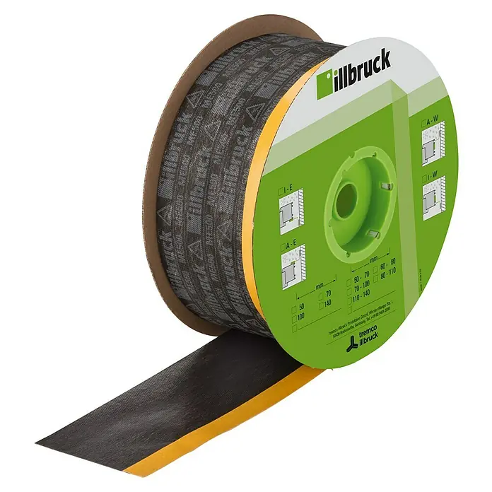 Illbruck Folienband TwinAktiv ME500 - 10 m x 70 mm, Passend für: Fenstermontage - Illbruck Dichtband Rolle.