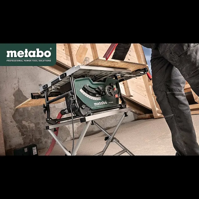 Metabo Tischkreissäge TS 254 M - 1.500 W, Durchmesser Sägeblatt: 254 mm, Schnitttiefe bei 90 °: 80 mm - Metabo Table Saw TS 254 M