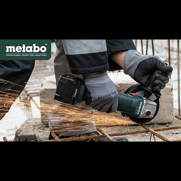 Metabo CAS 18V Akku-Winkelschleifer W 18 L 9-125 (18 V, Ohne Akku, Durchmesser Scheibe: 125 mm) | BAUHAUS