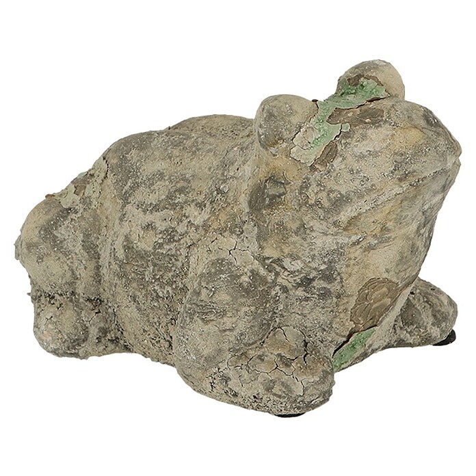 Decoratief figuur Kikker (l x b x h: 13 x 17 x 11 cm, Grijs/groen, Keramiek, 1 st.) | BAUHAUS