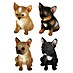 Decoratief figuur Pup zittend 