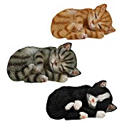 Decoratief figuur Kat slapend (14,7 x 9,9 x 6,7 cm, Meerkleurig, Polyresin) | BAUHAUS