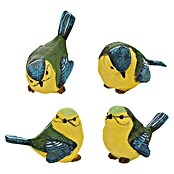 Decoratief figuur Pimpelmees S (l x b x h: 5,7 x 9,3 x 7 cm, Geel/blauw, Polyresin, 1 st.) | BAUHAUS