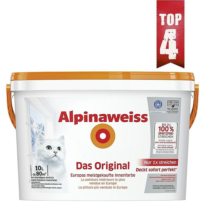 Alpinaweiss Dispersionsfarbe Das Original