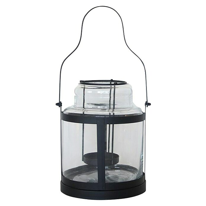 Windlicht S (Zwart) | BAUHAUS