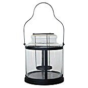 Windlicht L (Zwart) | BAUHAUS