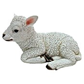 Decoratief figuur Lam liggend (l x b x h: 17,6 x 10,8 x 10,5 cm, Wit, Polyresin, 1 st.) | BAUHAUS