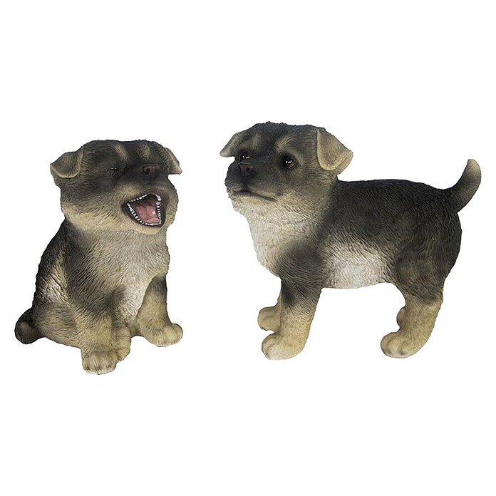 Decoratief figuur Herder pup (l x b x h: 20,6 x 10,5 x 17,8 cm, Bruin, Polyresin, 1 st.) | BAUHAUS