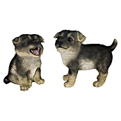 Decoratief figuur Herder pup (l x b x h: 20,6 x 10,5 x 17,8 cm, Bruin, Polyresin, 1 st.) | BAUHAUS