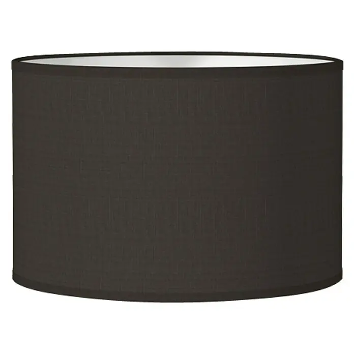 Home Sweet Home Lampenschirm Bling - Ø x H: 30 x 20 cm, Night Black, Baumwolle, Rund - Hier ist ein dunkler Lampenschirm in Zylinderform. Der Lampenschirm ist schlicht und hat eine leicht strukturierte Oberfläche.