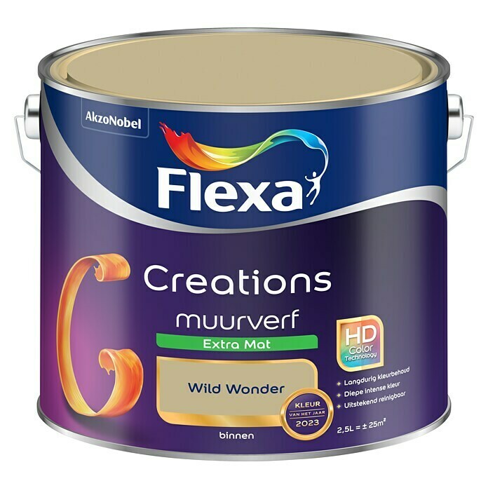 Flexa Creations Muurverf (Extra mat, 2,5 l) | BAUHAUS
