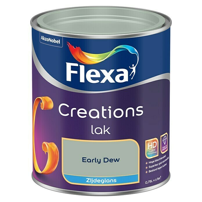 Flexa Creations Kleurlak (Early Dew, Zijdeglans, 750 ml, Op waterbasis) | BAUHAUS