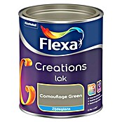 Flexa Creations Kleurlak (Camouflage Green, Zijdeglans, 750 ml, Op waterbasis) | BAUHAUS