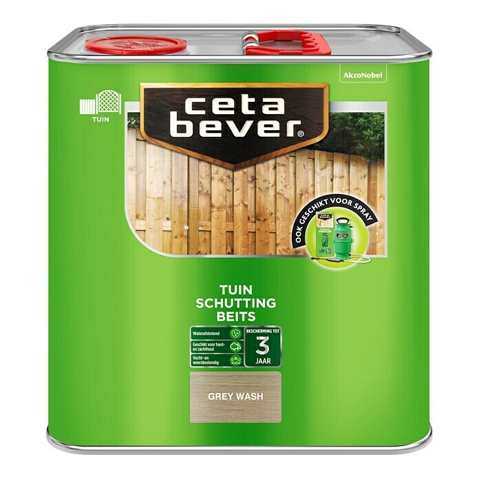 Cetabever Houtbeits (Grey wash, 2,5 l, Mat) | BAUHAUS