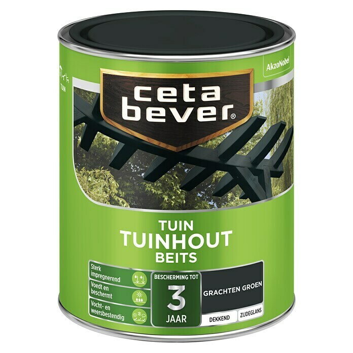 Cetabever Houtbeits (Grachtengroen, 750 ml, Zijdeglans) | BAUHAUS
