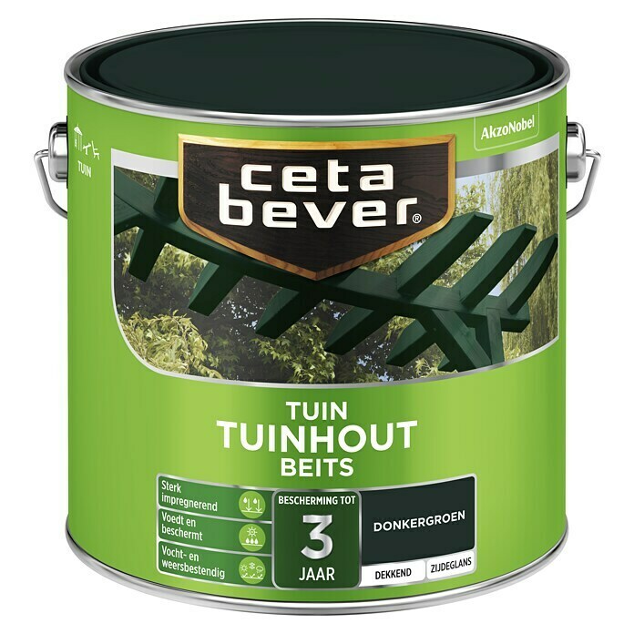 Cetabever Houtbeits (Donkergroen, 2,5 l, Zijdeglans) | BAUHAUS