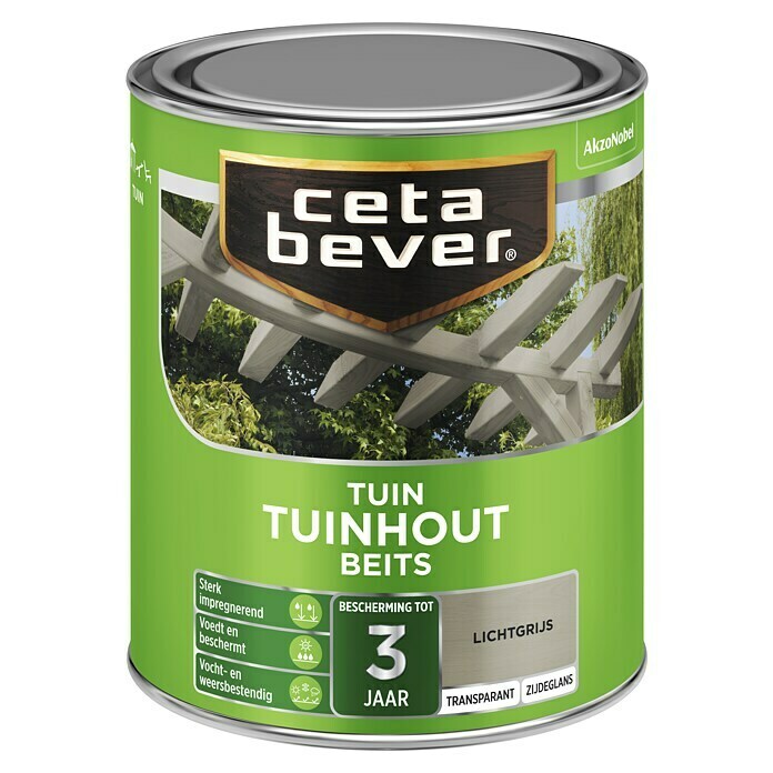 Cetabever Houtbeits (Licht grijs, 750 ml, Zijdeglans) | BAUHAUS
