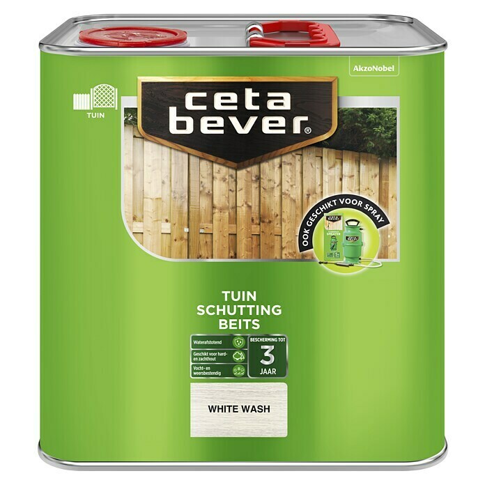 Cetabever Houtbeits (White wash, 2,5 l, Mat) | BAUHAUS