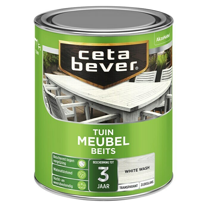 Cetabever Houtbeits (White wash, 750 ml, Zijdeglans) | BAUHAUS