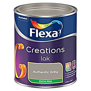 Flexa Creations Kleurlak (Authentic Grey, Extra mat, 750 ml, Op waterbasis)