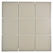Mosaikfliese Quadrat Uni CQ 145 (29,8 x 29,8 cm, Beige/Braun, Matt)