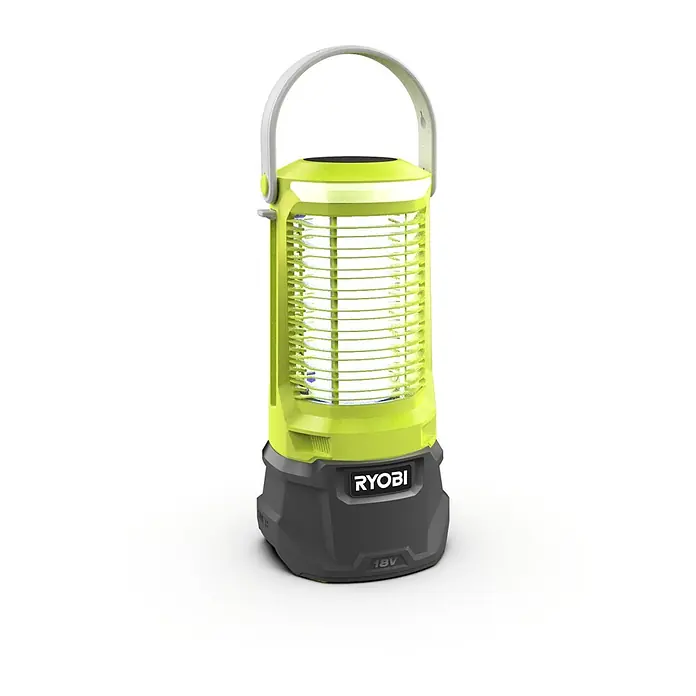 Ryobi ONE+ Insektenvernichter RY18BZA 0 - 18 V, Ohne Akku, Wirkungsbereich: 30 m² - Ryobi Akku-Mückenvernichter mit praktischem Tragegriff. Ideal für den Einsatz im Freien, um Mücken und andere Insekten fernzuhalten.